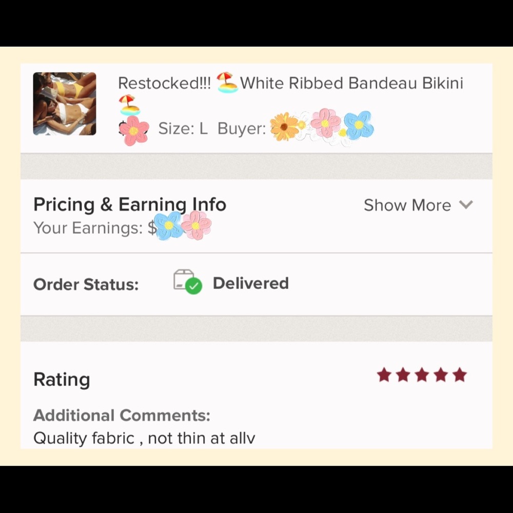 Last M Sale🎉🏖White Ribbed Bandeau Bikini 🏖 - Picture 6 of 6